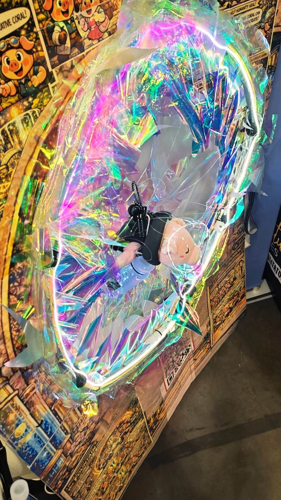 Close-up of Subject P-01 inside the Piggy Portal at MEGACON Orlando 2026