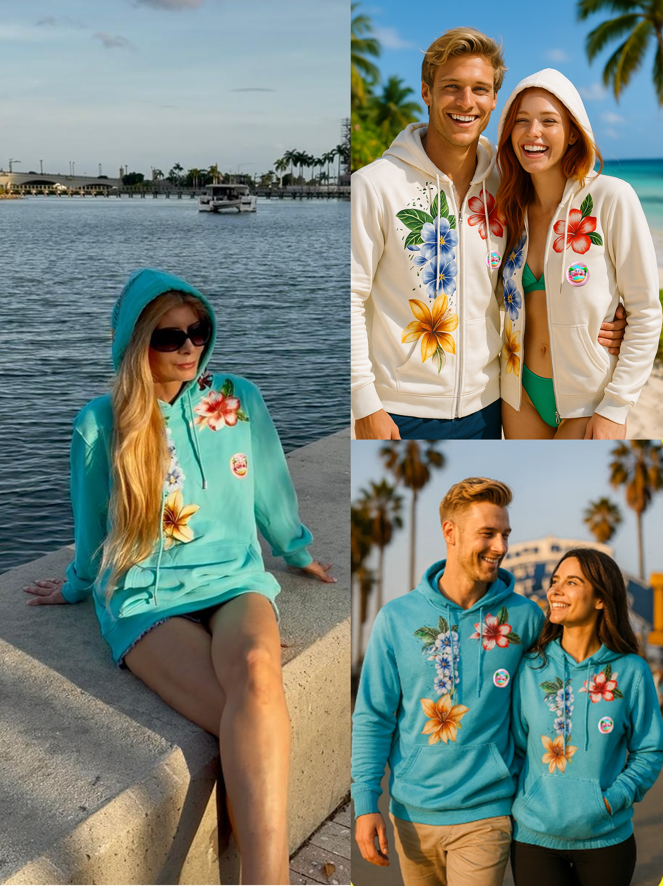 Hoodie Ibiza Piggies como capa casual premium